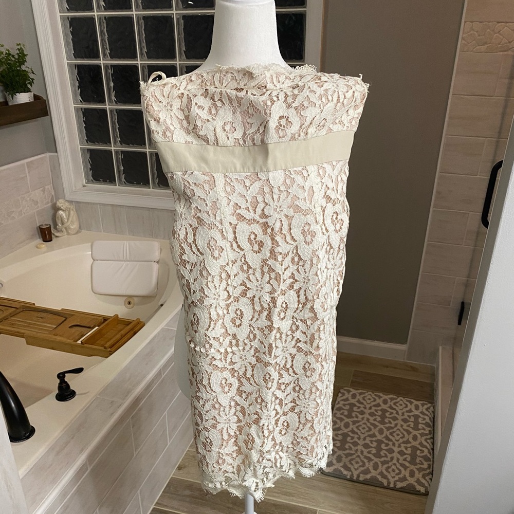 Little cream lace dress